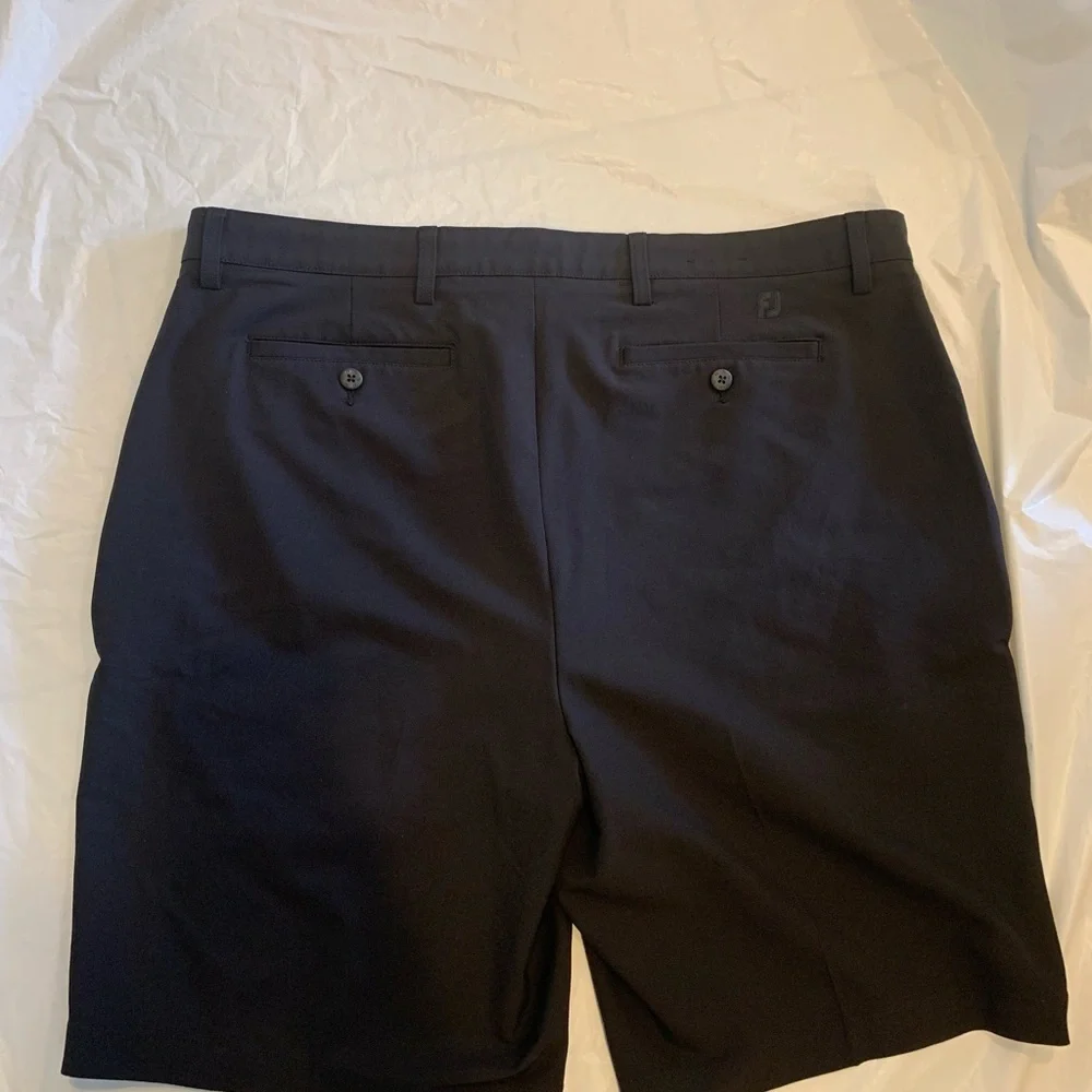 Foot Joy Performance Flat Front Men’s Black Golf Shorts Size 40